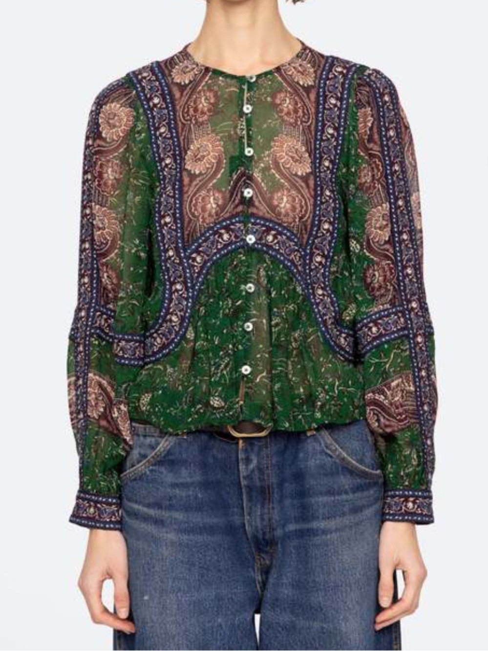 NWT Sea Melba Blouse in Size Small